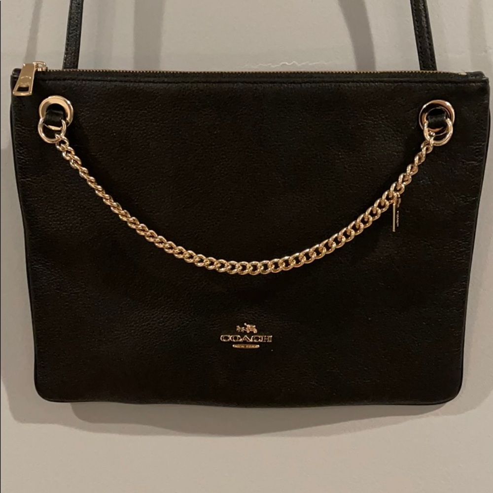 Coach Convertible Handbag - Pebble Leather